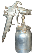 BINKS VTG Vintage Set SPRAY GUN AND CUP Chrome Model 69 Made in USA Work... - $1,029.49 MXN