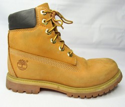 Women&#39;s Timberland 10361 Leather Wheat Boots Size 6W - £34.45 GBP