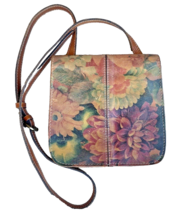 Patricia Nash Floral Crossbody Bag Purse Soft Leather Cottagecore Englis... - $83.79