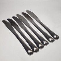 Set of 6 Disney Stainless Steel 8.5&quot; Serrated Knives Hidden Mickey Mouse Cutout - £8.75 GBP