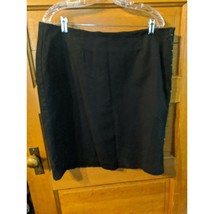 Worthington Size 18 Skirt Black Studded Lined Modest - £13.56 GBP