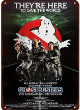 Ghostbusters Who Ya Gonna Call Movie Advertisement Vintage Metal Sign 8x12&quot;  - £11.61 GBP