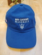 Maserati Ray Catena Trident Baseball Cap Hat Adjustable one size Blue Otto - £22.12 GBP