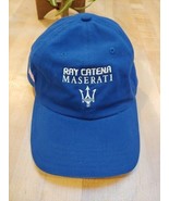 Maserati Ray Catena Trident Baseball Cap Hat Adjustable one size Blue Otto - £21.72 GBP