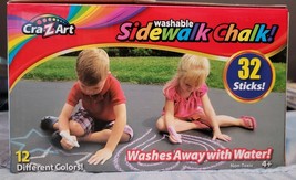 Sidewalk Chalk Cra-Z-Art 32 Count Washable - £11.26 GBP