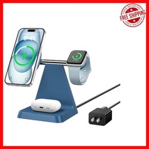 Compact Magnetic Wireless Charger - 3 Devices Charge Simultaneously with... - $799.01 MXN