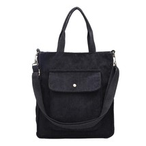 Women Corduroy  Bag Retro Lightweight Crossbody Bags Solid Color Large Tote Bags - £93.68 GBP
