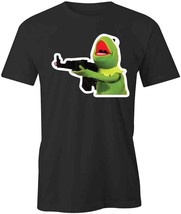 Kermits Gotta Gun T Shirt Tee Printed Graphic T-Shirt Gift S1BCB072 Humor - £18.69 GBP+