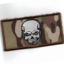 4&quot; Navy Seal Special Warfare Nwu Bonehead Sleeve Hook &amp; Loop Embroidered Patch - £29.56 GBP