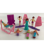 Polly Pocket Mini Dolls 7 Dolls Playset McDonald&#39;s Summer Vacation Hammo... - $29.97 CAD