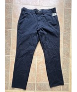 Gap Flex extra flexibility  Essential Khaki slim Pants Navy  Men size 34... - £34.45 GBP