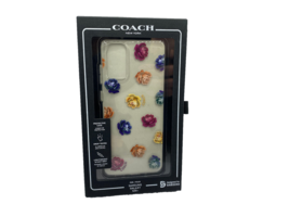 New Genuine Coach Protective Case for Galaxy S20+ 5G  Dreamy Peony Clear/Rainbow - £7.80 GBP
