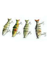 Realistic Swimming Fishing Lure Swim bait Multi Jointed Crank 6 Segments... - $355.49 MXN