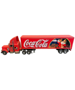 Coca-Cola 1996 Matchbox Semi-Truck Christmas Santa 1:58 Limited Edition Red - $35.99
