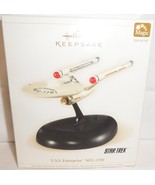 2006 Hallmark Keepsake Magic Star Trek USS Enterprise NCC-1701 w/Stand Q... - £32.85 GBP