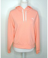 Puma Cropped Hoodie Sweatshirt Style# 846115-26 Peachy Pink Women Size S... - £15.15 GBP