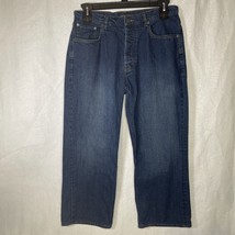 Banana Republic Denim Button Fly Jeans Dark Wash Mens Size 33x30 (33x25) - £10.97 GBP