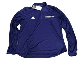 NWT New Washington Huskies adidas Aeroready Women&#39;s 1/4 Zip Medium Jacket - £39.43 GBP