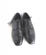 ALFANI Men&#39;s Black All Man Made Quincy Cap Toe Oxford Dress Shoes; Sz: 9... - $384.85 MXN