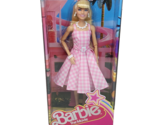 2022 BARBIE THE MOVIE MARGOT ROBBIE IN PINK GINGHAM DRESS MATTEL NEW IN ... - £45.04 GBP