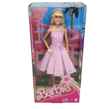 2022 Barbie The Movie Margot Robbie In Pink Gingham Dress Mattel New In Box Nrfb - $56.05
