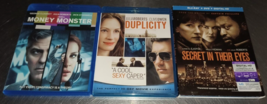 3 Julia Roberts Blu-rays - Money Monster + The Secret In Their Eyes + Duplicity - £8.69 GBP