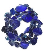 Style &amp; Co. 3 Piece Set Shell &amp; Bead Stretch Bracelets, Blue - £6.97 GBP