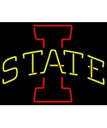 Iowa State Cyclones ISU University Neon Sign 16&quot;x16&quot; - £110.76 GBP
