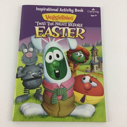 Primary image for Veggie Tales Twas The Night Before Easter Inspirational Activity Book Stickers