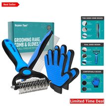 Effortless Grooming with Double-Sided Undercoat Rake for Cats &amp; Dogs, La... - $59.35