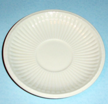 Wedgwood Queen&#39;s Ware Edme Saucer 5.75&quot; Cream Ribbed Rim Made in England... - $9.80