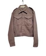 1950s Era Double Pocket Wool Buton Up Army Jacket 40R Reproduction - £27.02 GBP