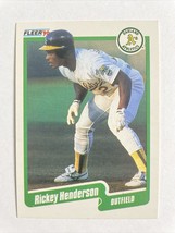 1990 Fleer - #10 Rickey Henderson - $1.00
