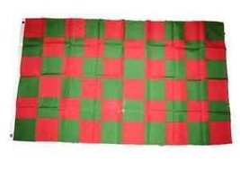 3X5 Christmas Colors Checkered Red And Green Flag 3&#39;X5&#39; Banner Grommets - £3.85 GBP
