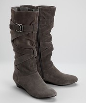 White Mountain Charcoal Bully Wedge Boot Shoe Size 9.5 - $38.93 CAD