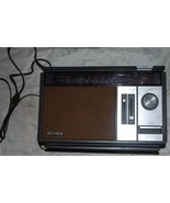 Vintage Radio Sony AM-FM TableTop Radio Model ICF-9540W Wood Grain Case - £45.11 GBP
