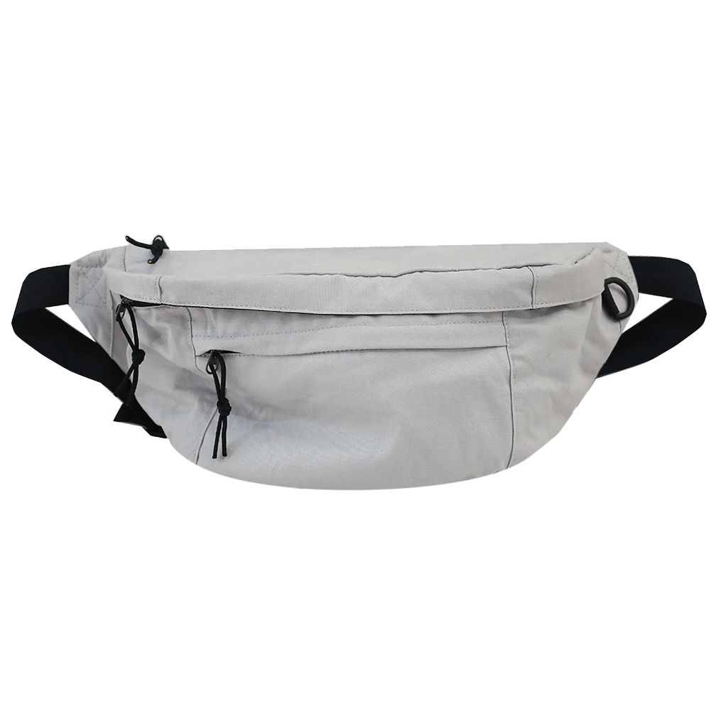 Large Capacity Storage Waist Bag Canvas Fanny Pack For Men And Women Big Blet Ba - £64.95 GBP