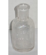 Vintage Lazell&#39;s Perfumes New York Clear Glass Bottle Prop Vase Barn Dum... - £6.96 GBP