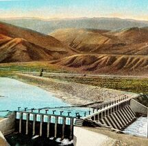 Truckee River Dam Nevada Postcard Derby Historic Landmark c1950-60s PCBG8A - $19.99