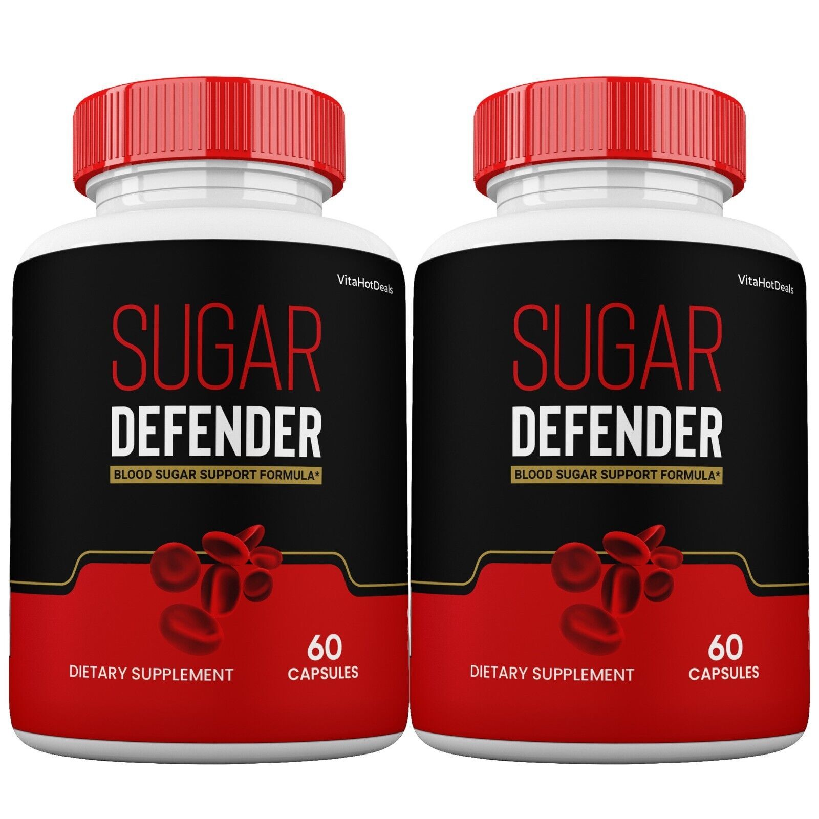 2 Pack Sugar Defender Pills Official Sugar Defender 24 Max Strength