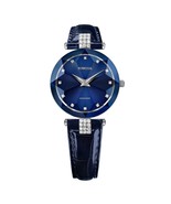 FACET STRASS, Brilliant-Cut, Swiss Quartz Watch, 15mm Band - Blue Dial - €404,90 EUR