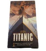 Titanic (VHS, 1998, 2-Tape Set) Tested Working Great Leonardo DiCaprio GUC - £6.21 GBP