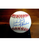 MIKE TORREZ CURSE OF BAMBINO PLAYOFF HR FENWAY SIGNED AUTO OML BASEBALL ... - $2,257.82 MXN
