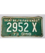 1973 Ohio Vintage License Plate Weathered Rat Rod Man Cave 2952 X - £11.45 GBP