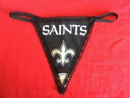 New Womens NEW ORLEANS SAINTS Gstring Thong Lingerie Panties Underwear - £14.94 GBP