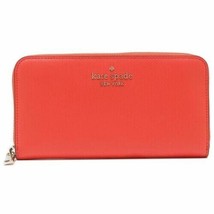 NWB Kate Spade Staci Large Continental Wallet Orange WLR00130 $229 Dust ... - £77.65 GBP
