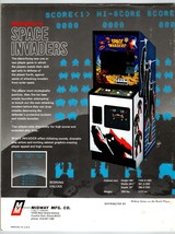 Space Invaders Arcade Game Flyer Original Video Art Alien Invasion Retro 1978 - $40.50