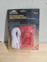 Home Sentinel Outdoor Alarm Siren Strobe Light SR400 Mansoor Electronics... - $216.19 MXN