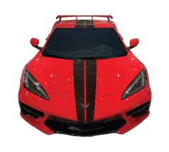 Rally Racing Stripe Kit Vinyl Decals Fits Chevrolet Corvette C8 2020-2024 - $249.99