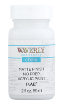Waverly Inspirations 60736E Chalk Paint, Matte, White, 2 Fl. Oz. - £3.10 GBP